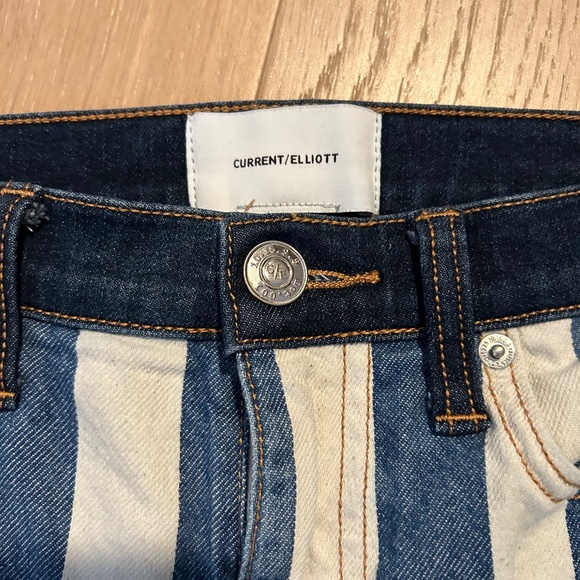 Current/Elliott Striped Jeans Size 27 - Picture 2 of 3